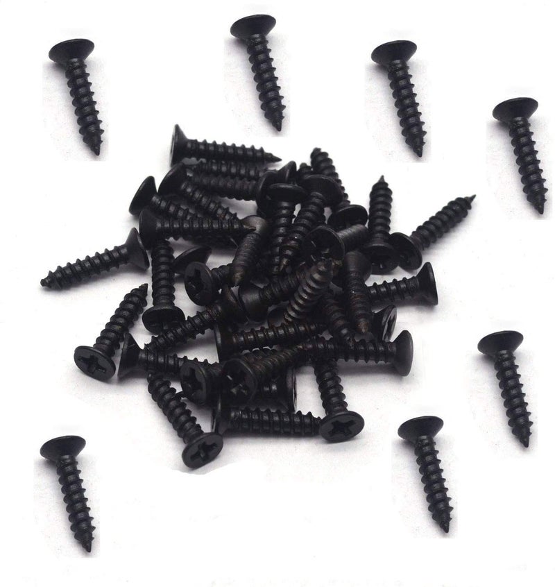 XMHF 2 Inch Butt Hinges for Cupboard Cabinet Home Furniture Hardware Door Folding Butt Hinge Black 12PCS - Image 3